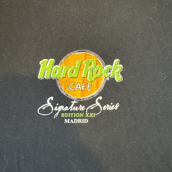 Vintage Y2KHard Rock Bruce Springsteen Black Edition XXI Madrid T-shirt XL - Picture 3 of 9